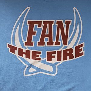 T Shirt Tufts University Fan The Fire Student Athletic Advisory Committee Size L